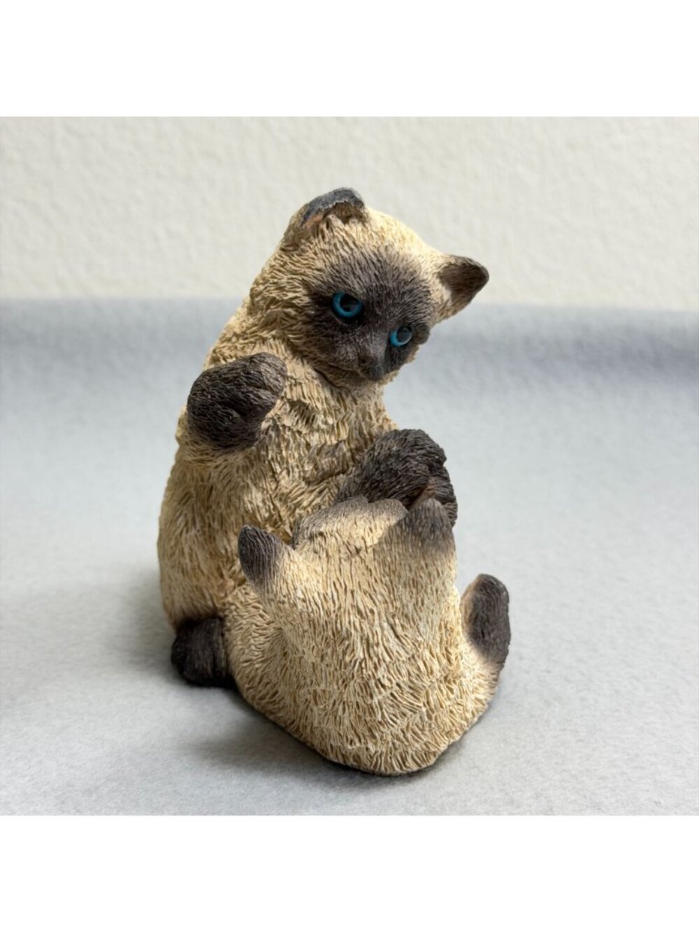 Vintage Stone Critters SC-368 Siamese Kittens Playing Figurine 1996 USA - Picture 9 of 14